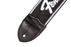 Fender Running Logo Guitar Strap in Black