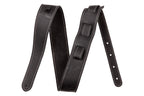 Fender Monogram Leather Guitar Strap in Black