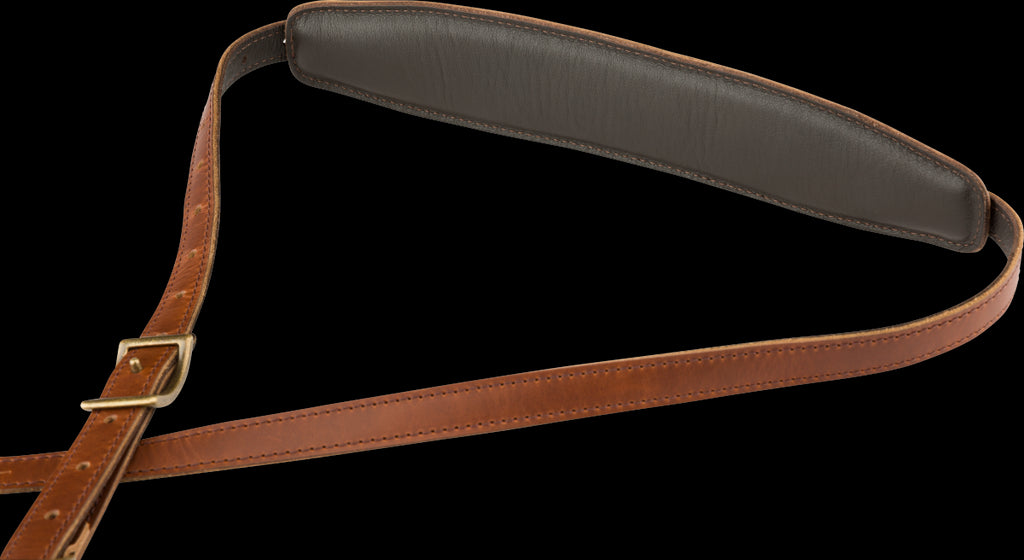 Fender Vintage Saddle Guitar Strap in Cognac