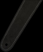 Fender Reversible Suede 2in Guitar Strap in Black/Gray