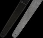 Fender Reversible Suede 2in Guitar Strap in Black/Gray