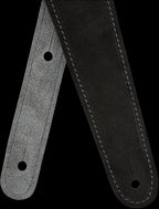 Fender Reversible Suede 2in Guitar Strap in Black/Gray