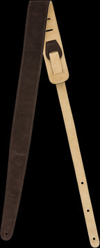 Fender Reversible Suede 2in Guitar Strap in Brown/Tan