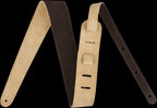 Fender Reversible Suede 2in Guitar Strap in Brown/Tan