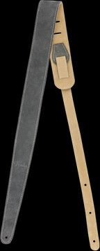Fender Reversible Suede 2in Guitar Strap in Gray/Tan