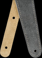 Fender Reversible Suede 2in Guitar Strap in Gray/Tan