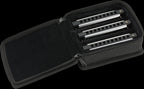 Fender Blues Dlx Harmonica Pack of 3 Case