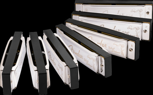 Fender Blues Deluxe Harmonica 7 Pack with Case