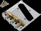 Fender 3-Saddle American Vintage Telecaster Bridge Assembly - Brass Saddles - Chrome