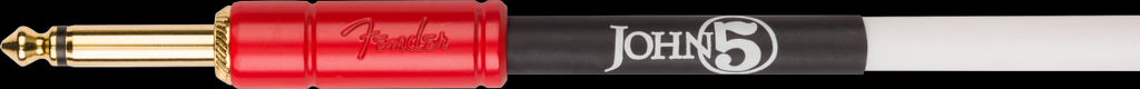 Fender John 5 Inst Cable White Red 10'