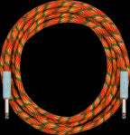 Fender George Harrison Rocky Instrument Cable 10''
