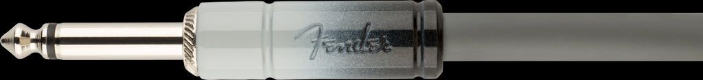 Fender Ombré 10' Straight/Straight Instrument Cable in Silver Smoke