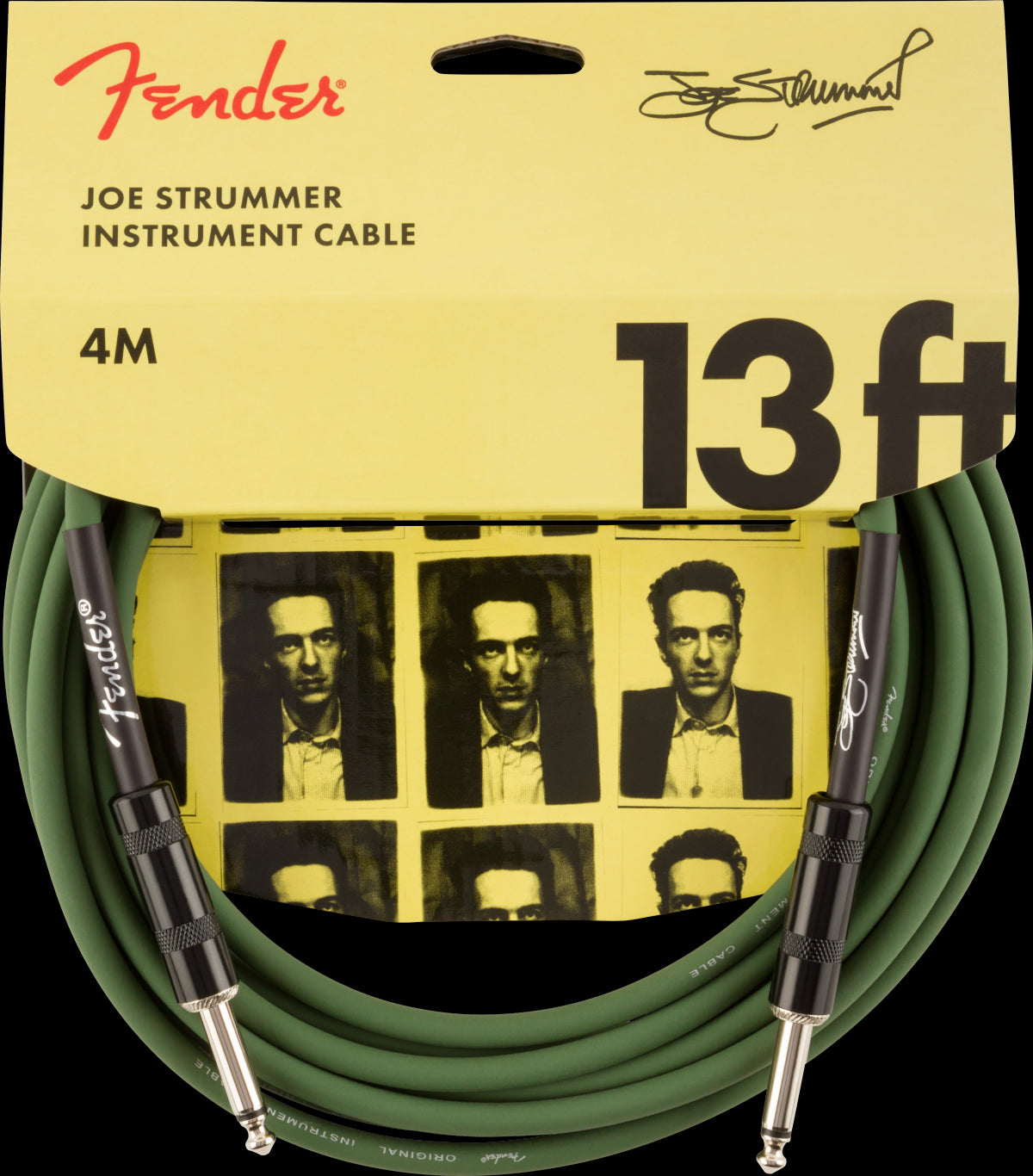 Fender Joe Strummer Pro 13 in Instrument Cable in Drab Green