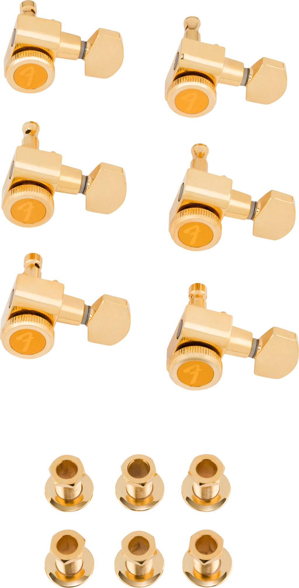 Fender Locking Stratocaster/Telecaster Tuners - Gold (Set of 6)