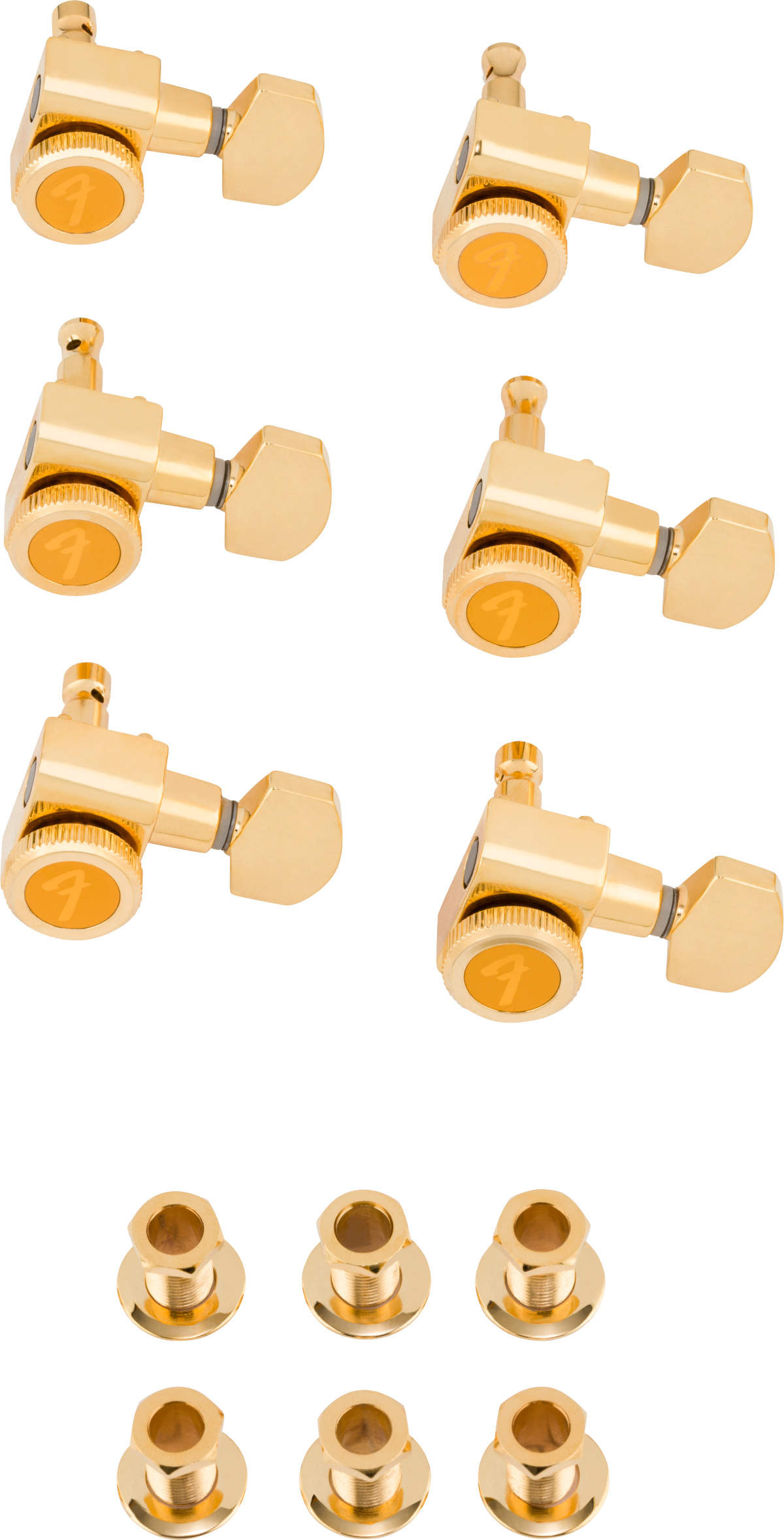 Fender Locking Stratocaster/Telecaster Tuners - Gold (Set of 6)