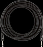 Fender Professional Series 25ft Straight/Straight Instrument Guitar Cable in Black