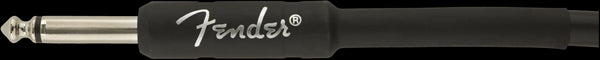 Fender Professional Series 18.6 Foot Straight/Straight Guitar Cable Black