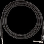 Fender Professional Series 10' Straight/Angle Instrument Cable - Black