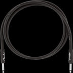 Fender Professional Series 5ft Straight/Straight Instrument Guitar Cable in Black