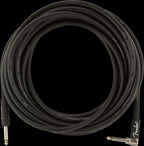 Fender Professional Series 25ft Straight/Angle Instrument Guitar Cable in Black
