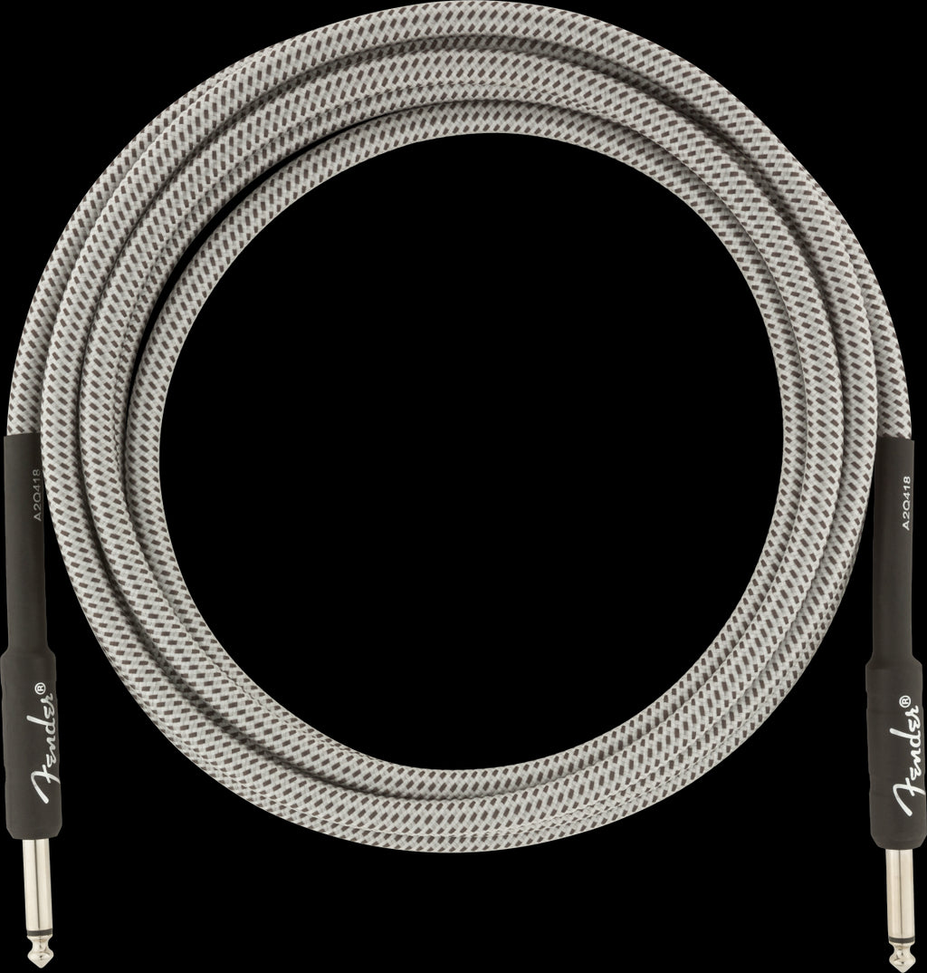 Fender Professional Series 10 Foot Guitar Cable White Tweed