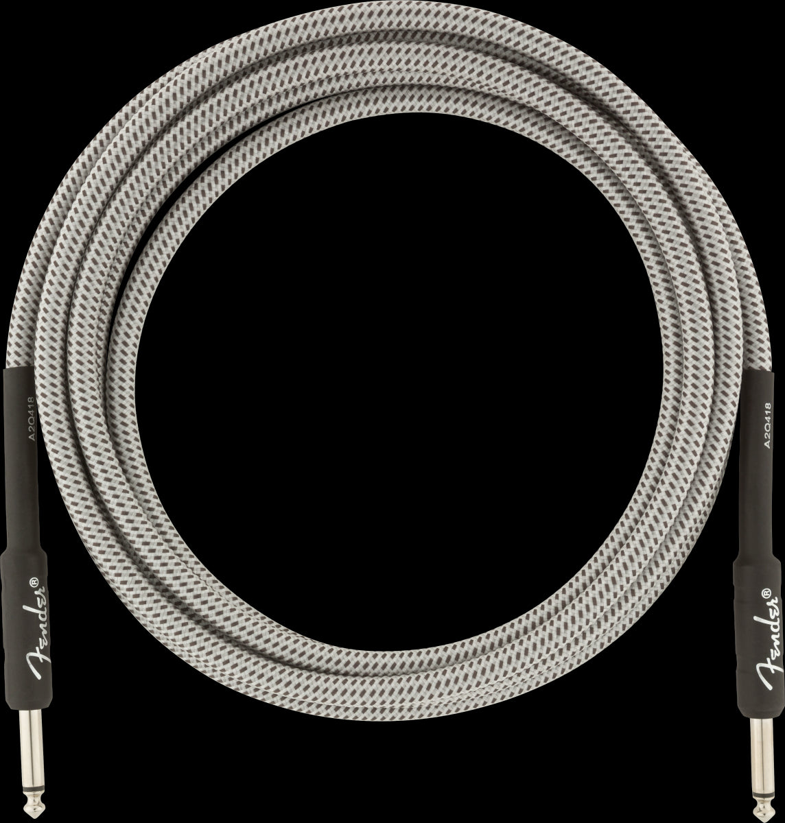 Fender Professional Series 10 Foot Guitar Cable White Tweed