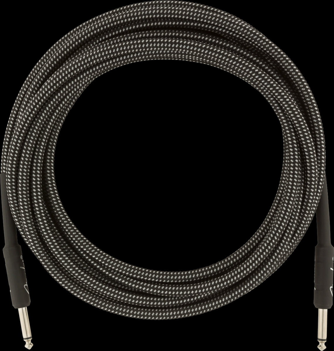 Fender Professional Series 18.6ft Instrument Guitar Cable in Gray Tweed