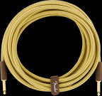 Fender Deluxe Series 15' Straight/Straight Instrument Cable - Tweed