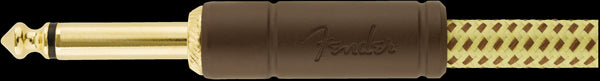 Fender Deluxe Series 15' Straight/Straight Instrument Cable - Tweed
