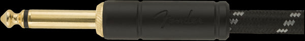 Fender Deluxe Series 10ft Straight/Straight Instrument Guitar Cable in Black Tweed