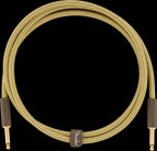 Fender Deluxe Series 5ft Straight/Straight Instrument Guitar Cable in Tweed