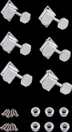 Fender 70s F-Style Style Stratocaster/Telecaster Tuners - Chrome (Set of 6)