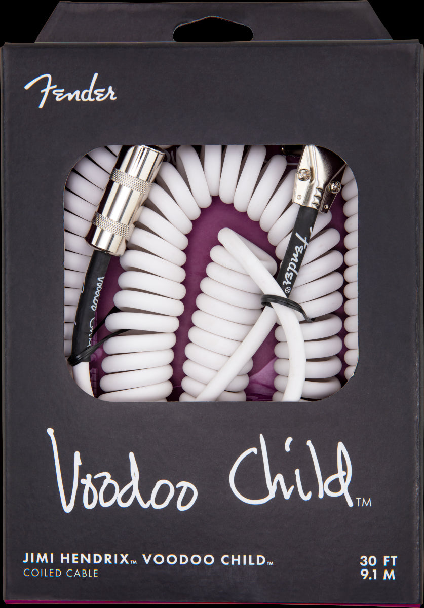 Fender Hendrix Voodoo Child Guitar Cable in White