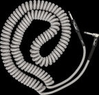 Fender Professional Coil 30ft Guitar Cable in White Tweed