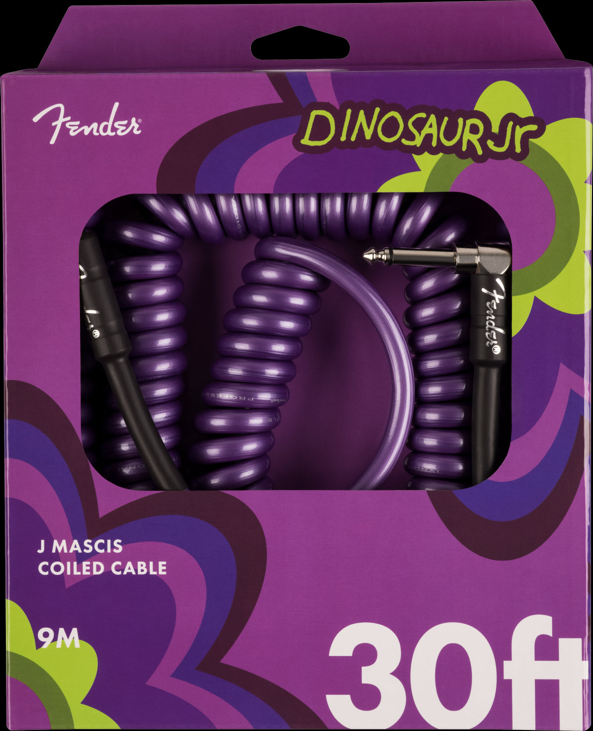 Fender J Mascis Coil Cable 30' Purple