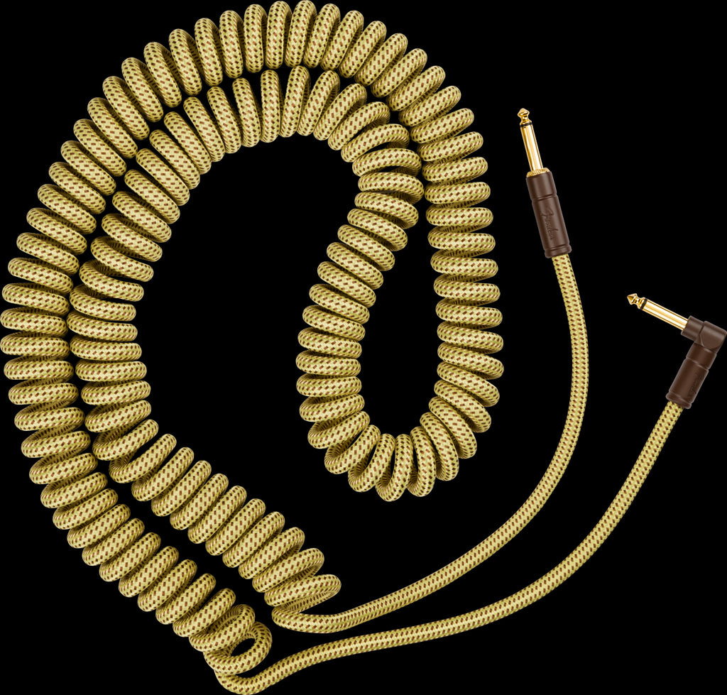 Fender Deluxe Coil 30ft Guitar Cable in Tweed