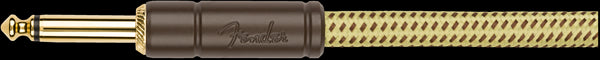 Fender Deluxe Coil 30ft Guitar Cable in Tweed