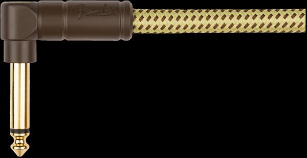 Fender Deluxe Coil 30ft Guitar Cable in Tweed