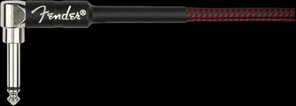 Fender Professional Coil 30ft Guitar Cable in Red Tweed
