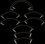 Fender Blockchain Patch Cable Kit Small Black