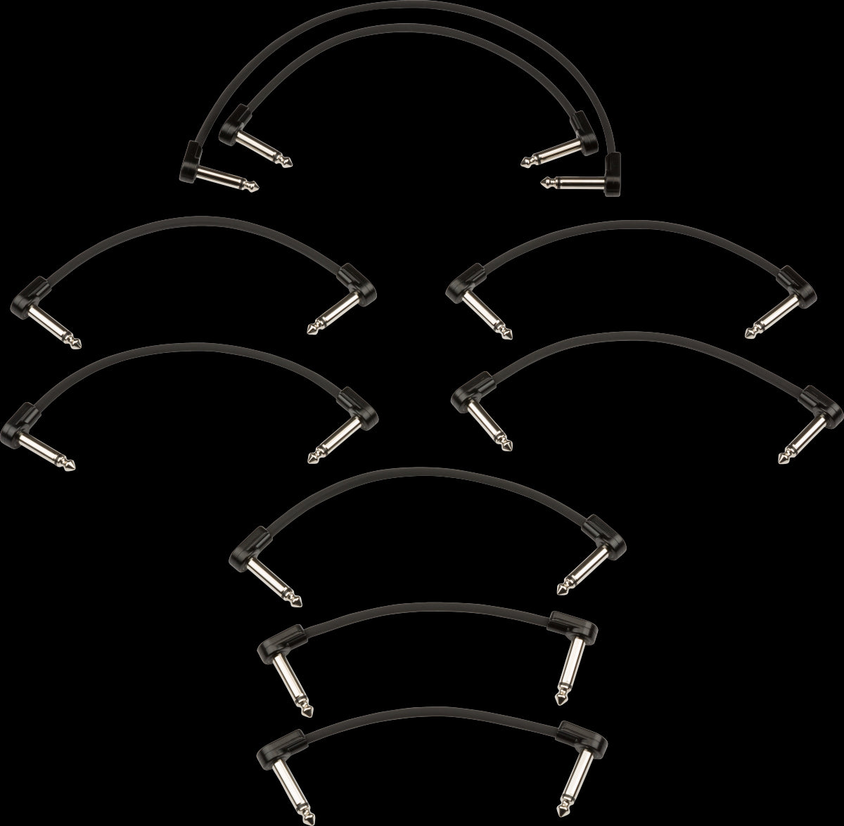 Fender Blockchain Patch Cable Kit Small Black