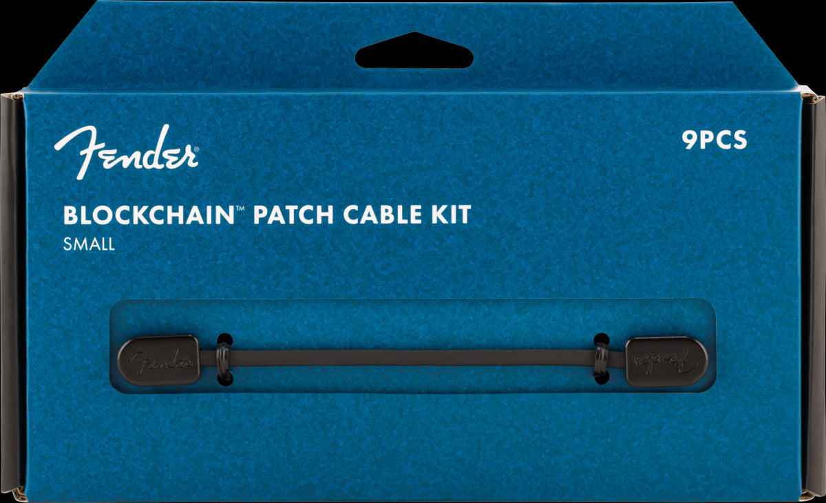 Fender Blockchain Patch Cable Kit Small Black