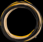 Fender Pure Vintage Cloth Wire 22 AWG (10ft) - Black/White/Yellow