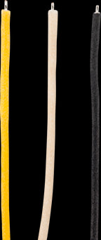 Fender Pure Vintage Cloth Wire 22 AWG (15ft) - Black/White/Yellow