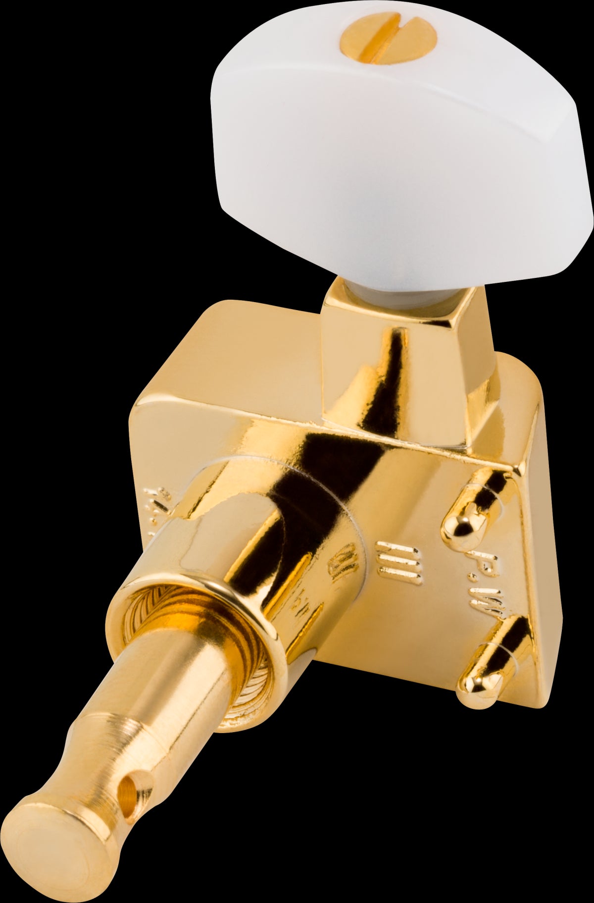 Fender Deluxe Cast/Sealed Guitar Tuners - Gold with Pearl Buttons (Set of 6)