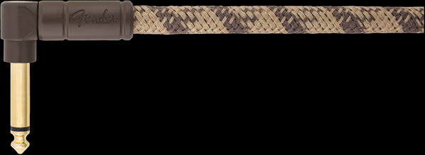 Fender 10 Foot Angled Pure Hemp Guitar Cable Brown