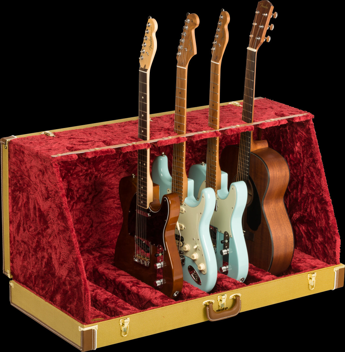 Fender Clas Case Stand 7 Guitar Tweed