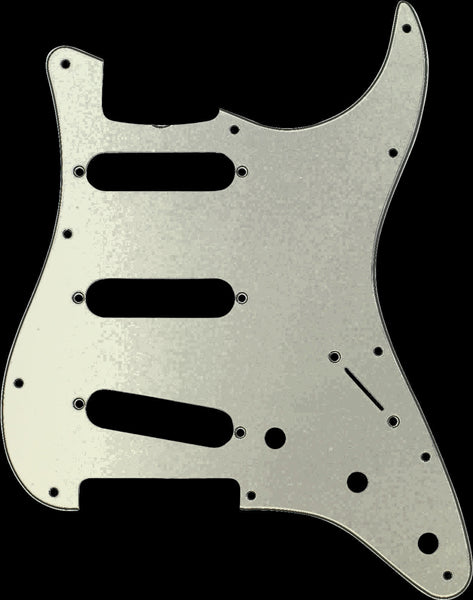 Fender Pickguard - Stratocaster SSS 11-Hole - Vintage Mint Green 3-Ply (Truss Rod Notch)