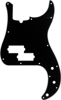 Fender Pickguard - Precision Bass - 13-Hole - (Truss Rod Notch) - Black 3-Ply