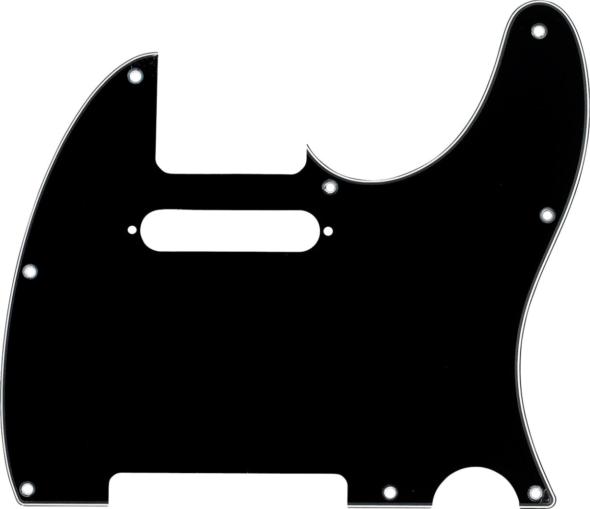 Fender Pickguard - Telecaster 8-Hole - Black 3-Ply